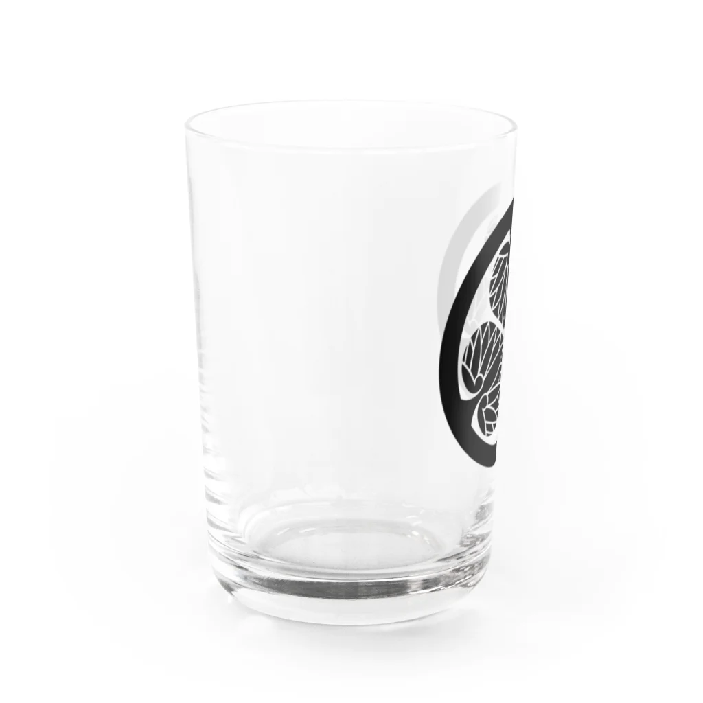 みたらし商店🍡の家紋シリーズ【葵】 Water Glass :left