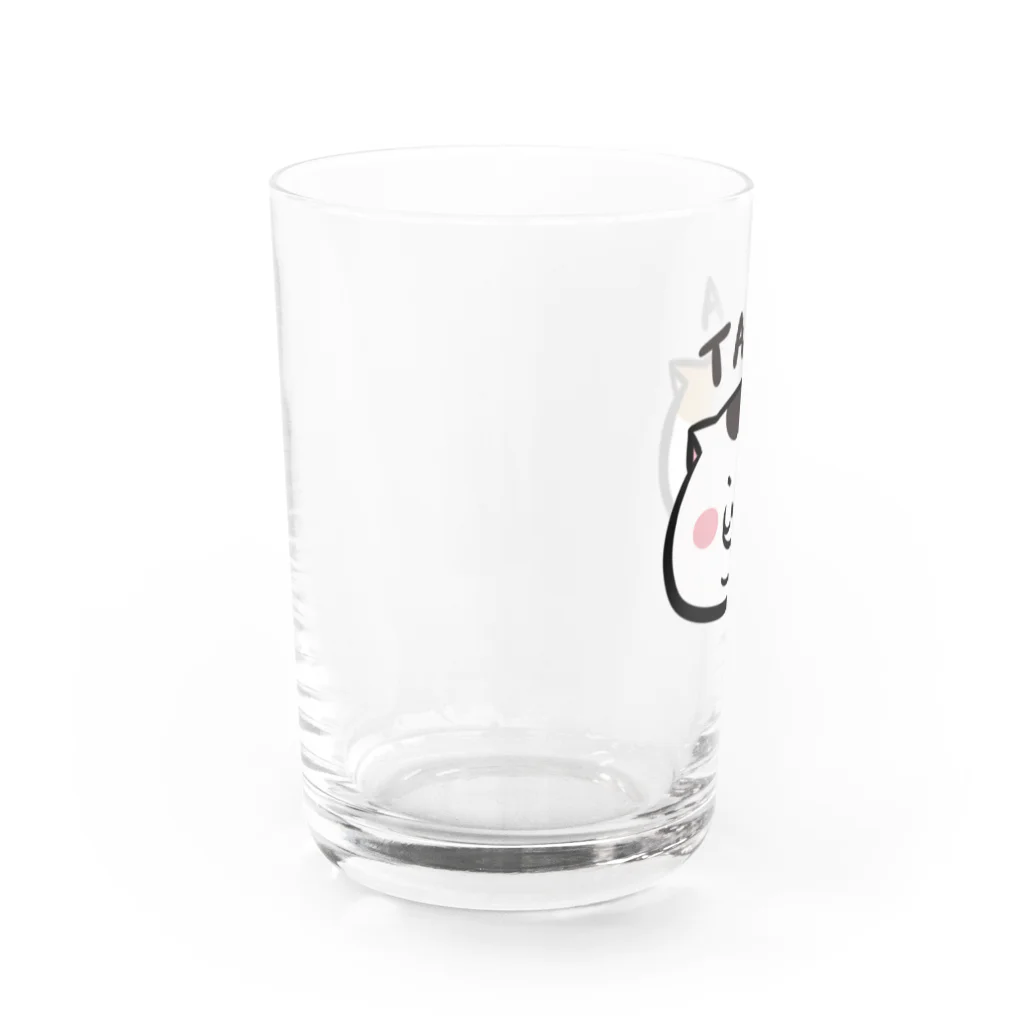 猫のミケランジェロの猫のたまグラス グラス左面