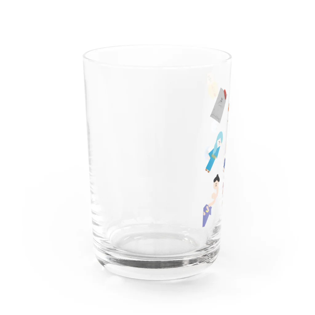 yamanofumotoのみんな集合！ Water Glass :left