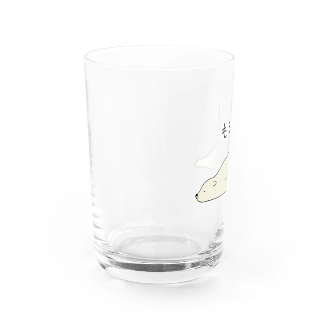 かわいいコーギーのもうむり Water Glass :left