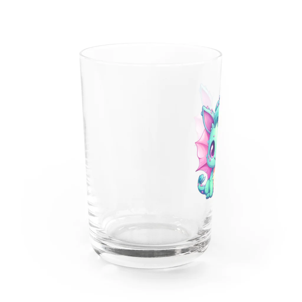 Vasetti_pressの可愛い幼竜 Water Glass :left