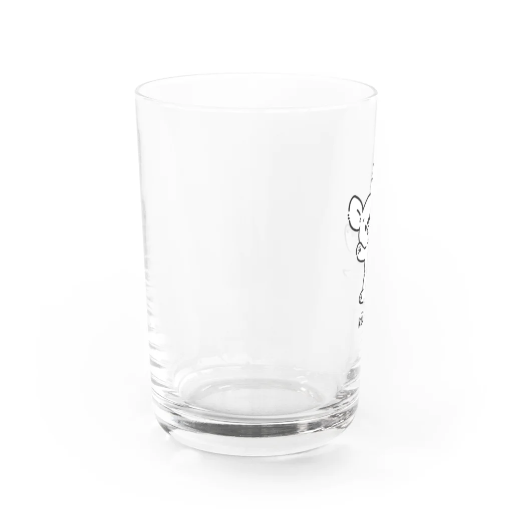 raipandaのこうさんわんちゃん Water Glass :left