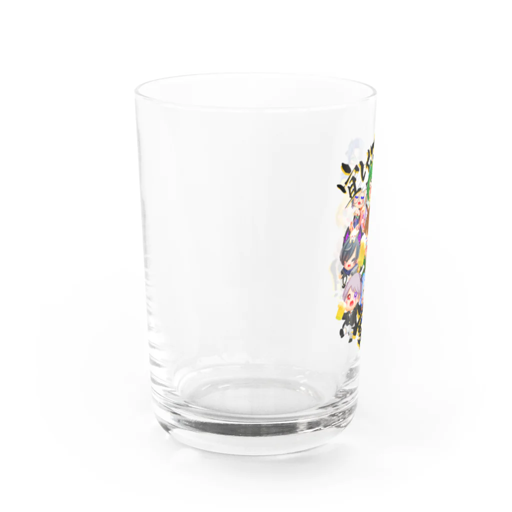 狂ったお茶会ショップのお茶会集合グラス Water Glass :left