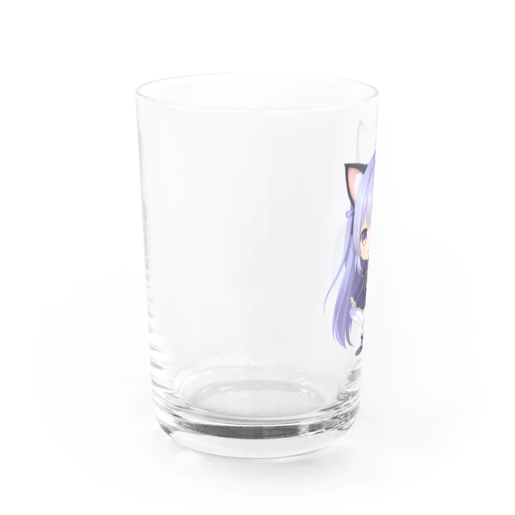 KAZAHANAのネコ耳ふぅちゃん Water Glass :left