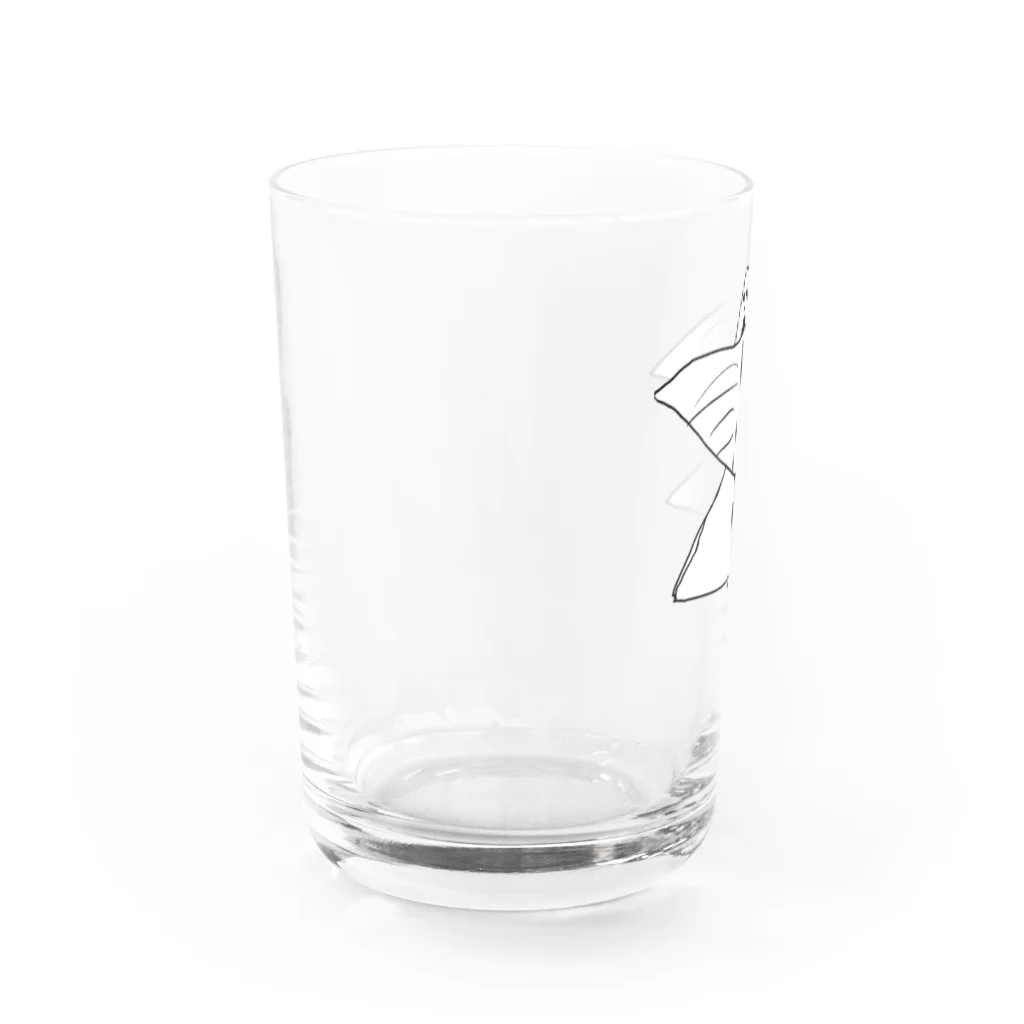 鳥女の夢の鳥女 Water Glass :left