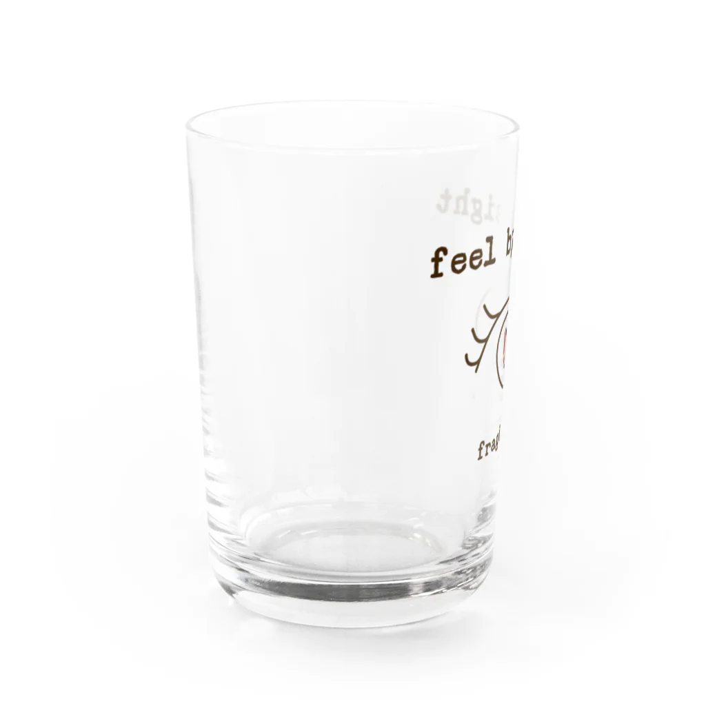 fragile×××のfeel by sight Water Glass :left