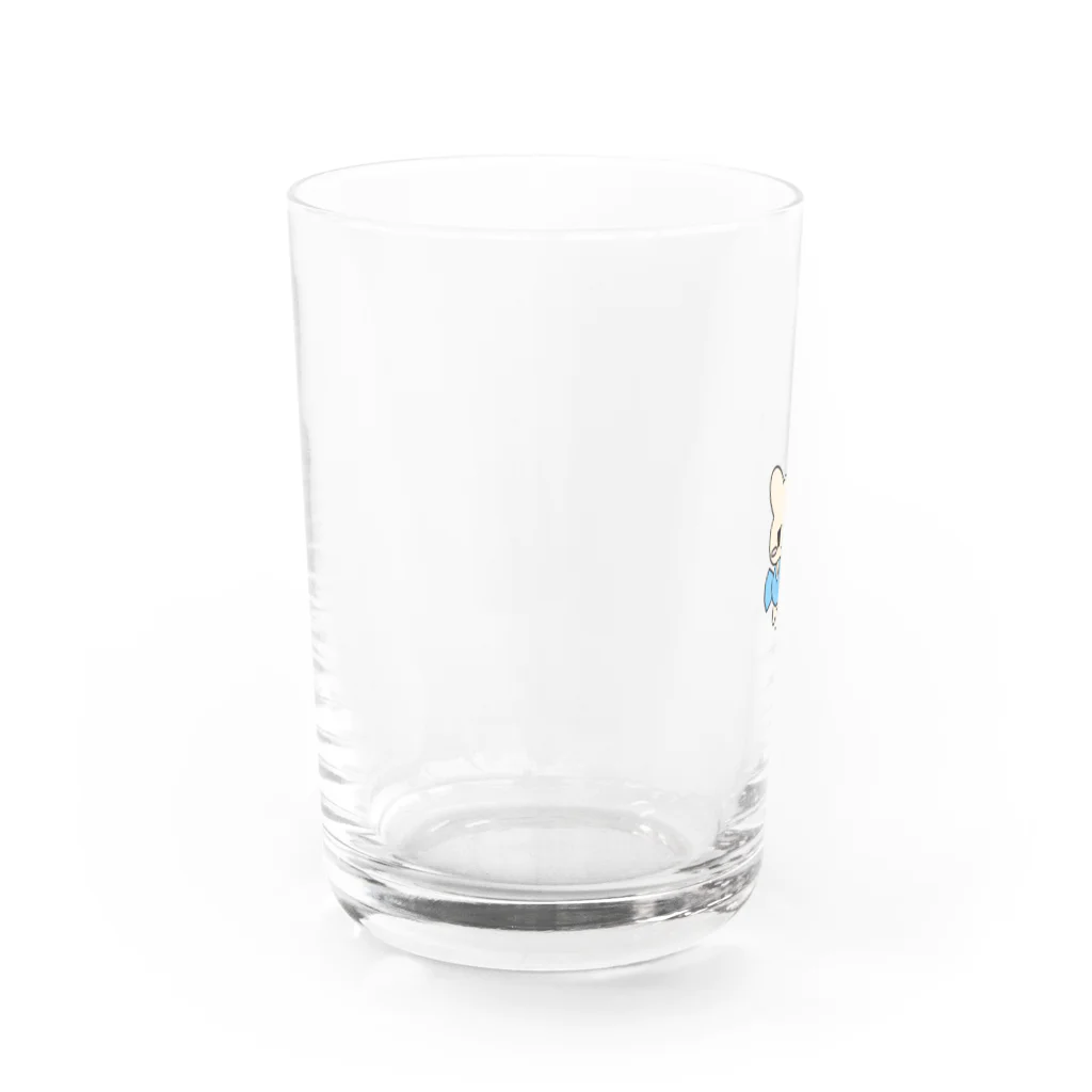 ムスっと！のピエんとねこさん Water Glass :left