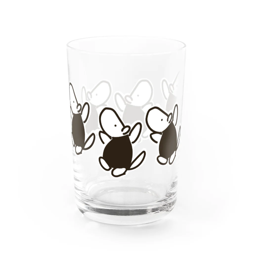 いきものや　のの（別館）のたくさんありがとうミナミコアリクイ Water Glass :left