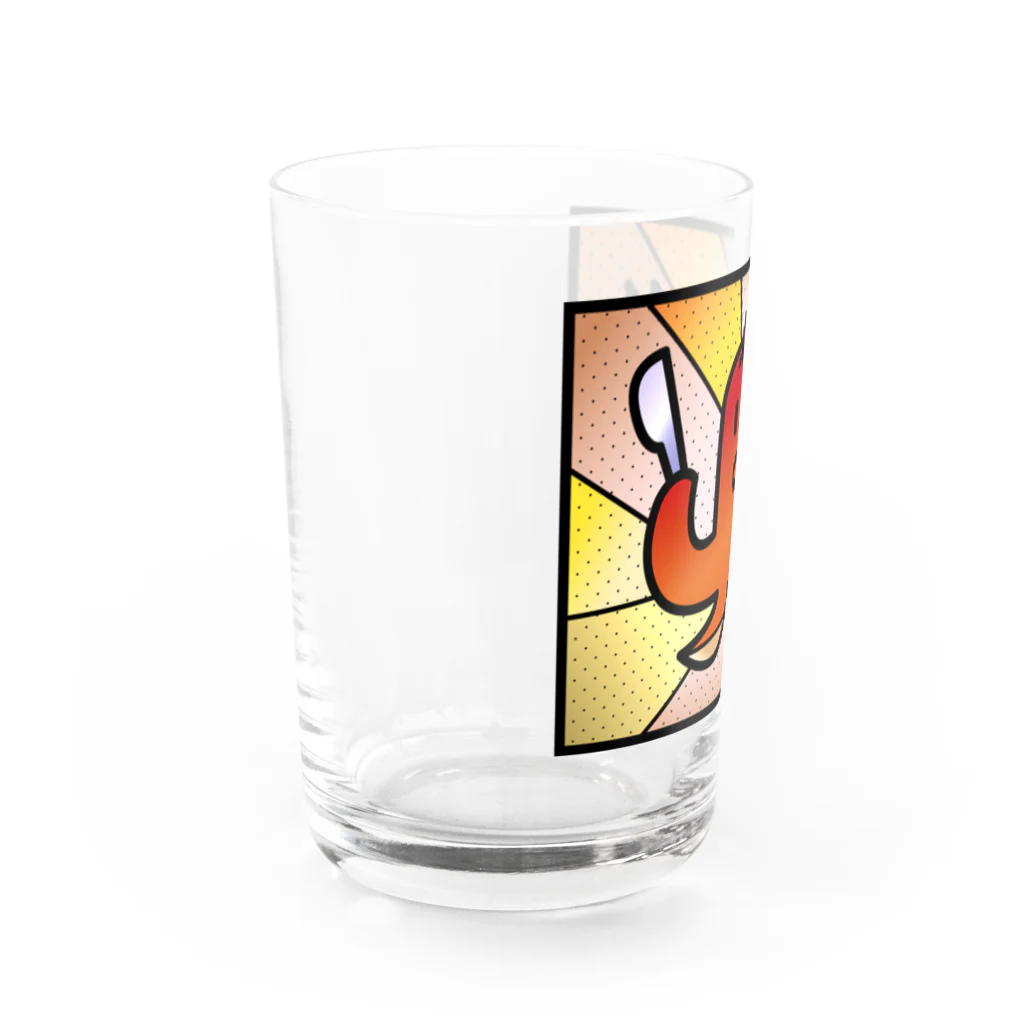 B-catのウインナー_コップ（ステンドグラス風） Water Glass :left