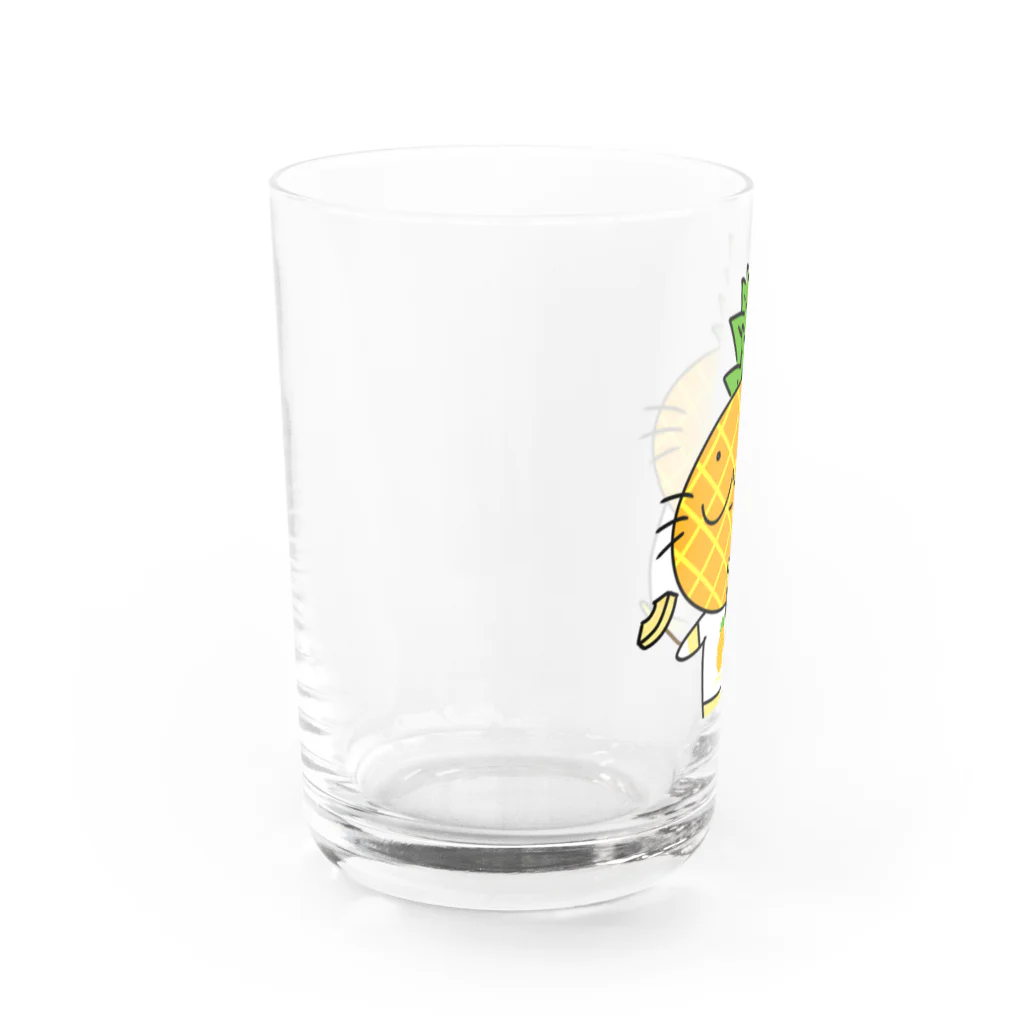 YUTANEKO公式ショップのパイナップルの日 Water Glass :left