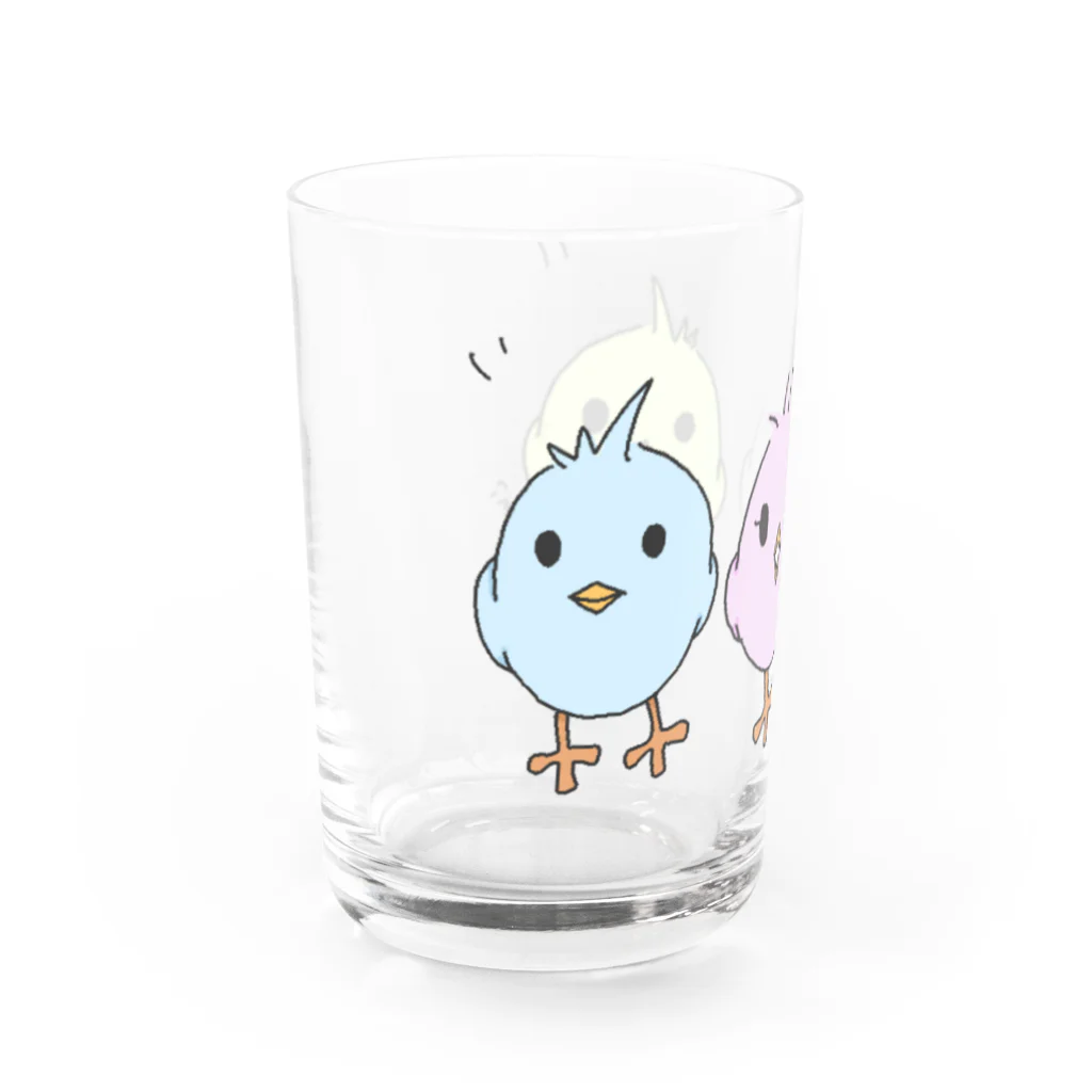 たみ★ずかんのカラーピヨコズ Water Glass :left