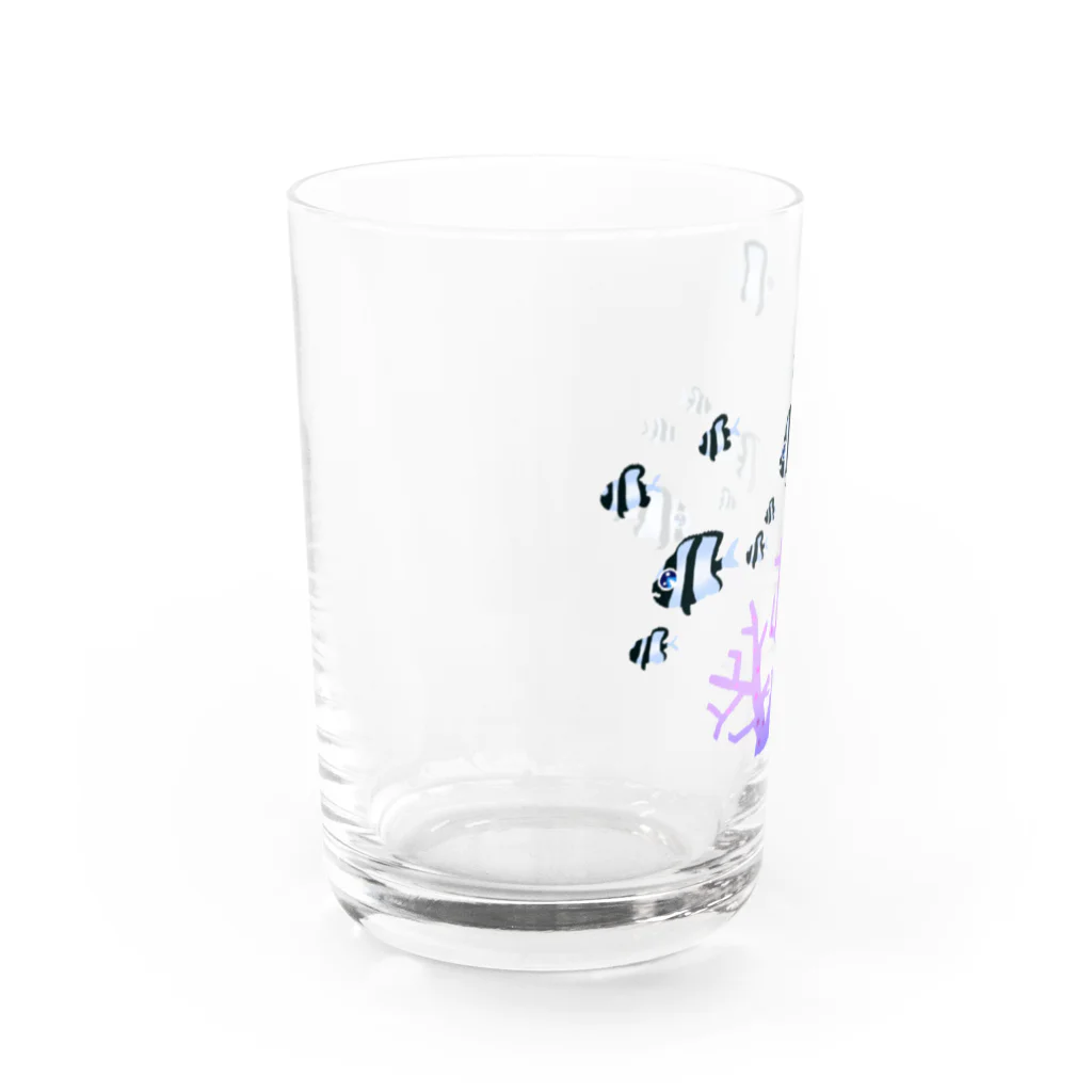 栗坊屋のいろいろリュウキュウスズメダイ Water Glass :left