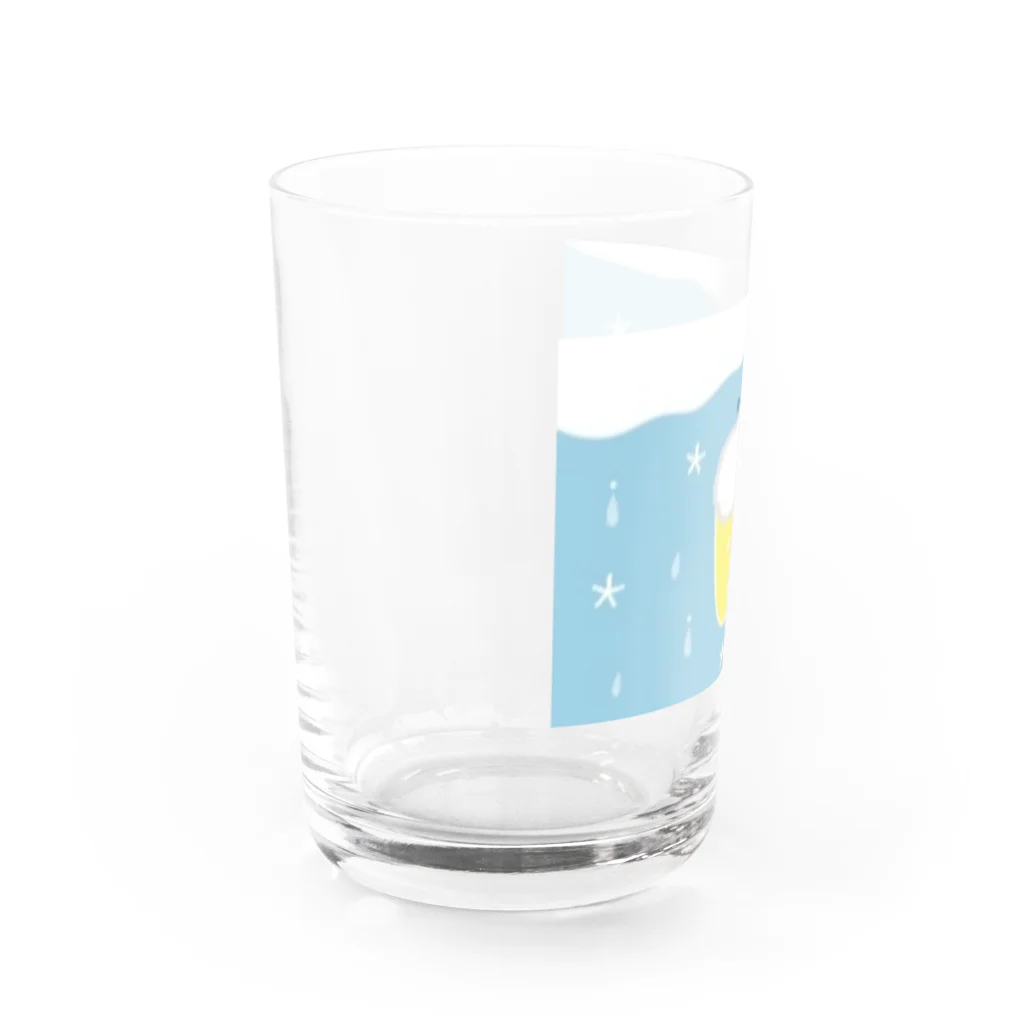 雪見だいふくの今夜のビール Water Glass :left