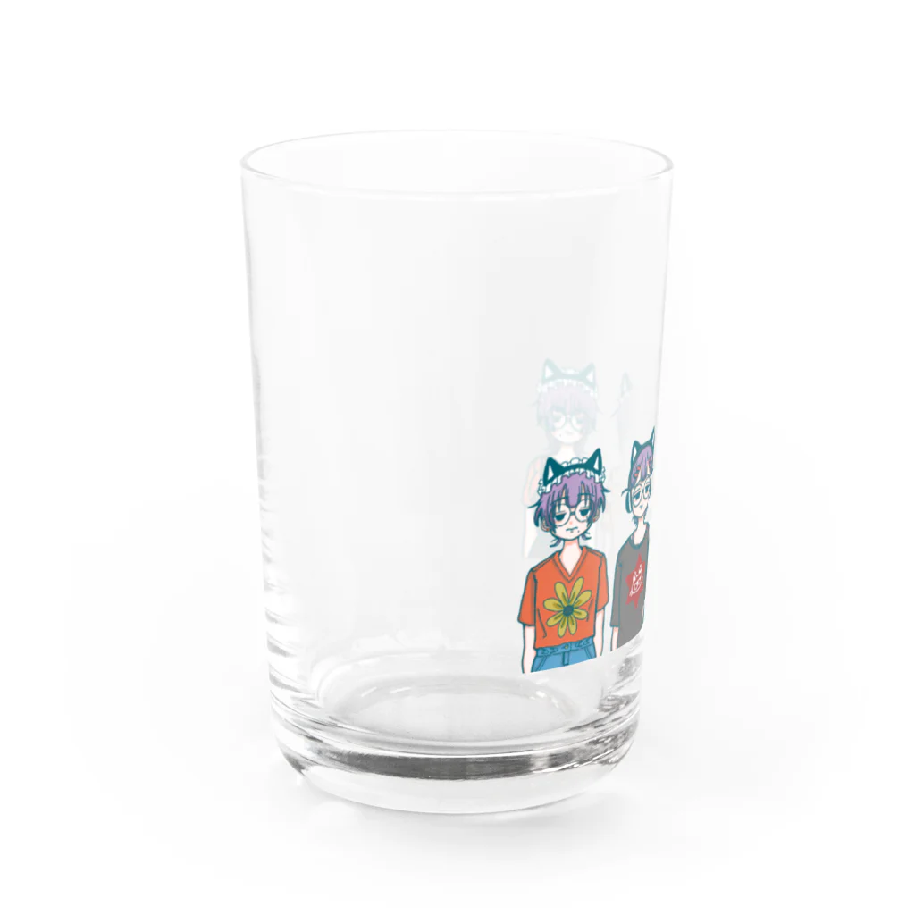 酒丸酔子🐱🍺の夏服の酒丸酔子 Water Glass :left