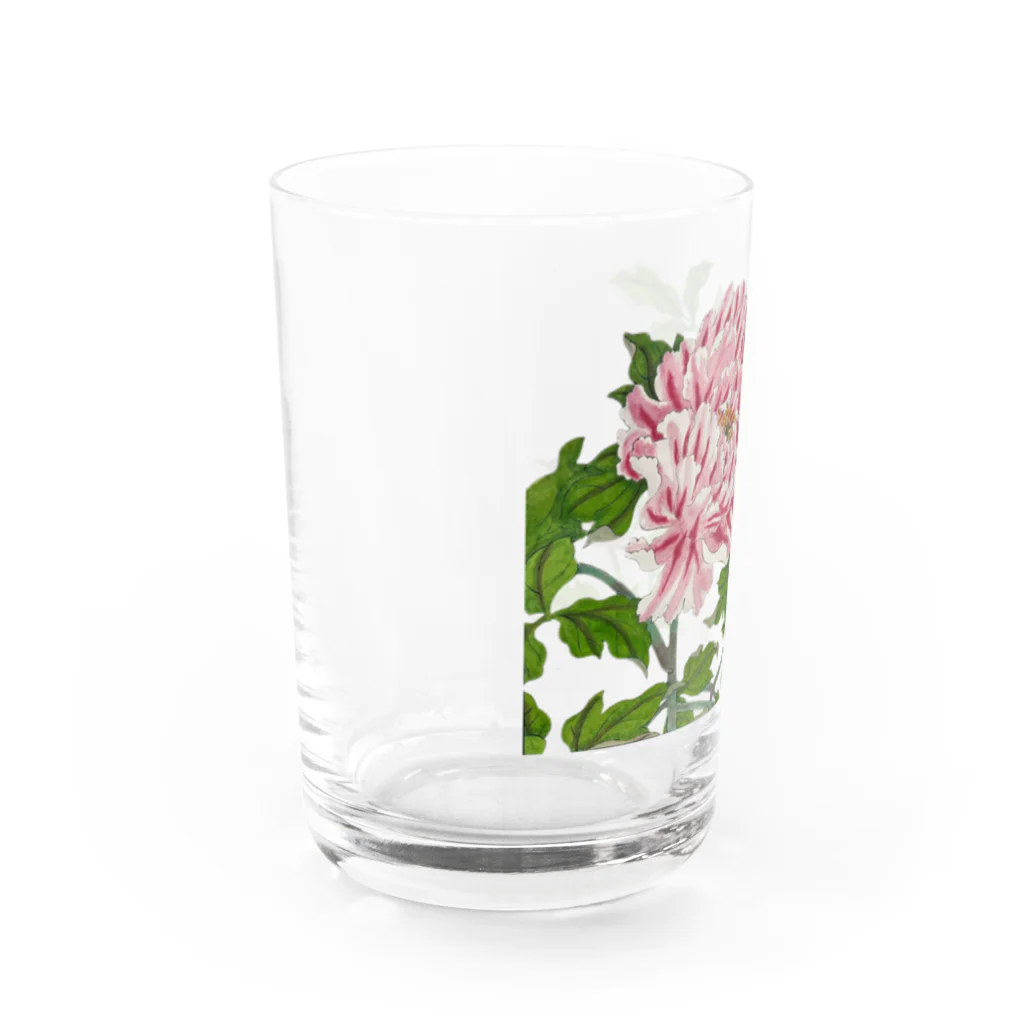 JapaneseArt Yui Shopの牡丹 Water Glass :left