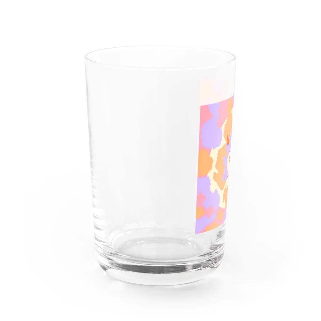 雑貨屋のオソラさんのあっかんべー Water Glass :left