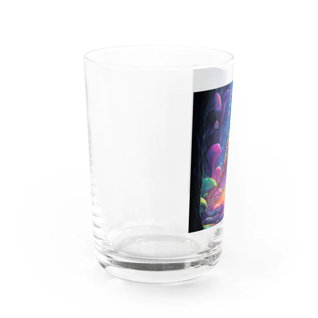 violetpennes23のカエルの洞窟 Water Glass :left