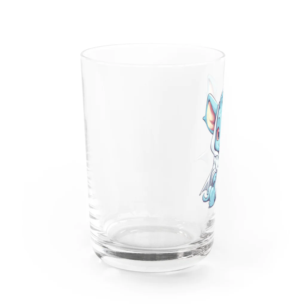 Vasetti_pressのパーカーを着ているドラゴン Water Glass :left