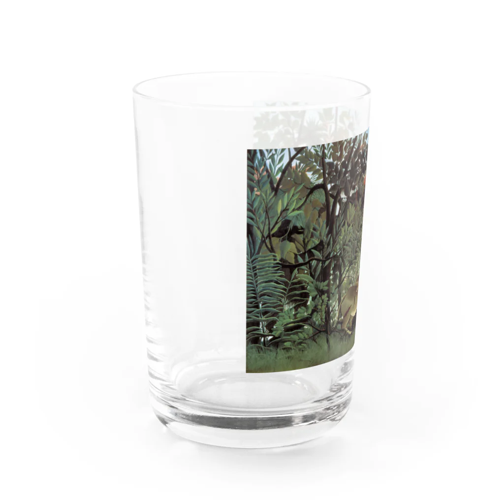 世界美術商店の飢えたライオン / The Hungry Lion Throws Itself on the Antelope Water Glass :left