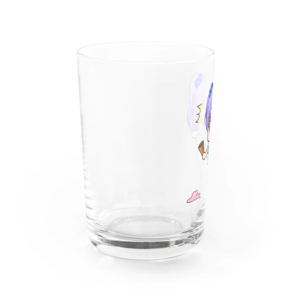 まきぽんちゃんねるグッズ屋さんのみきぽん（アイス） Water Glass :left