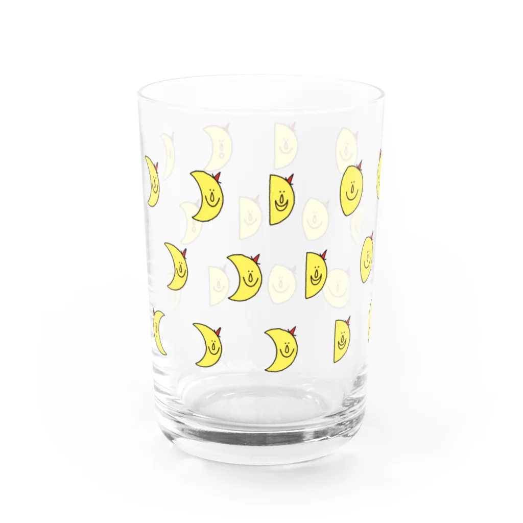 おつきさまのおかいもののおつきさまの満ち欠け（３段） Water Glass :left