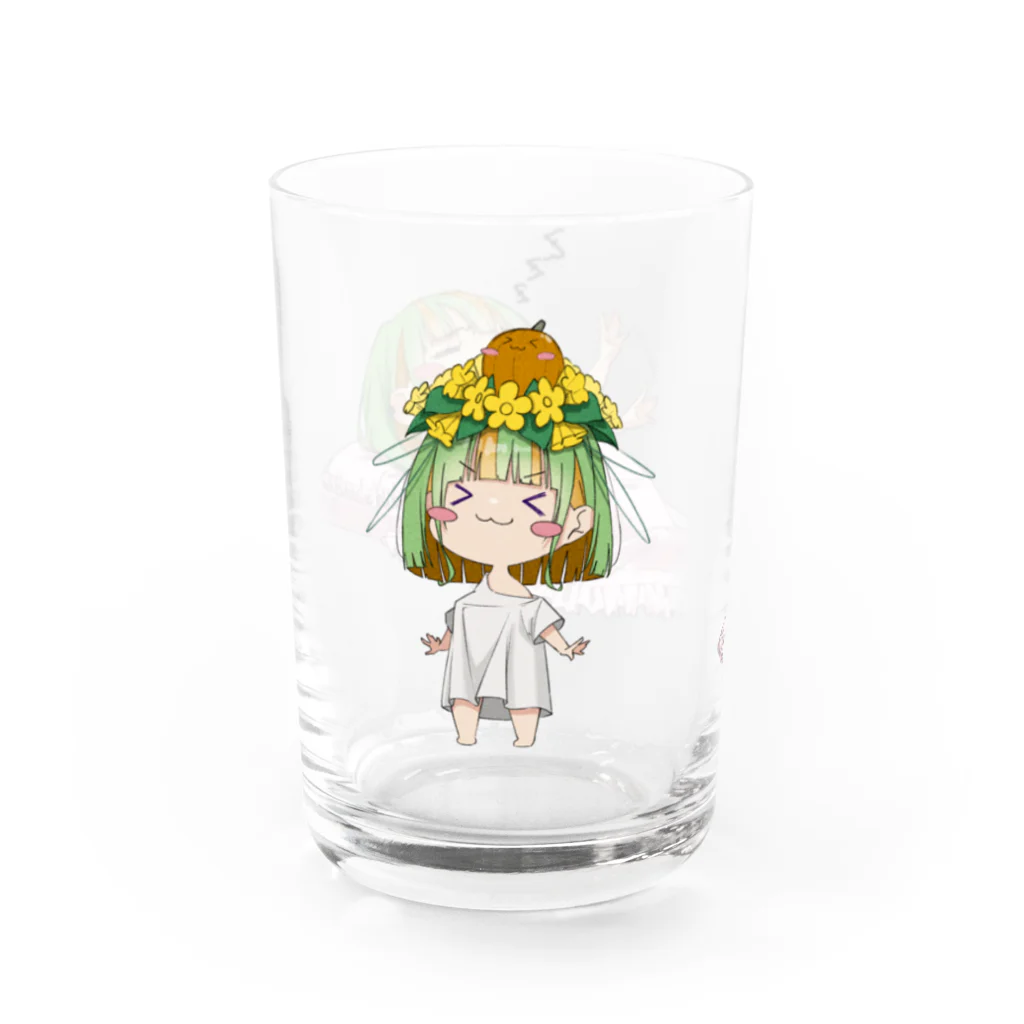 神無月りさ子🎃✨のほめまち、うなされりさ子 Water Glass :left