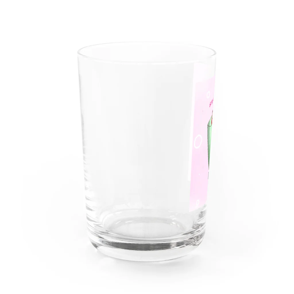 m-ko_chanのm.ko.chanのメロンソーダ Water Glass :left