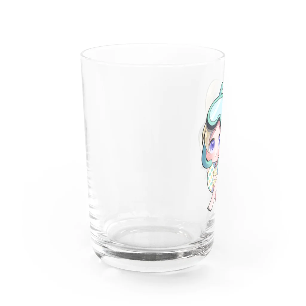 kinotowotoのシュノーケリングガール Water Glass :left