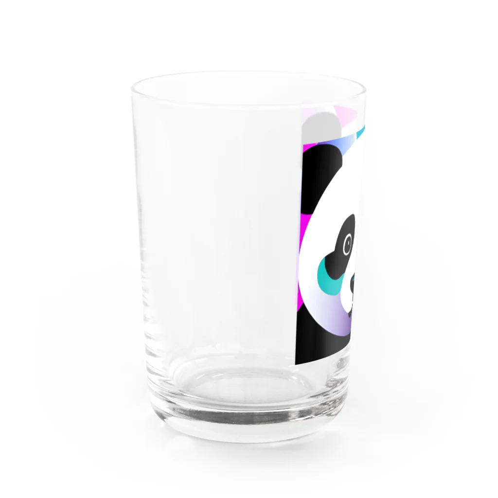 クリエイティブ・クリーチャーショップの蛍光ポップパンダ Water Glass :left