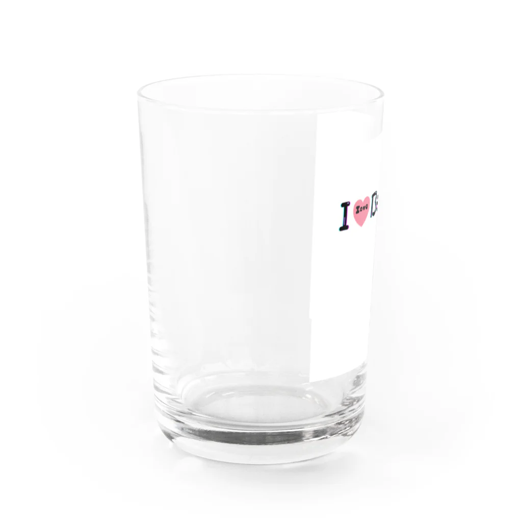 let's enjoyのlet's enjoy 【I Love Beer】 Water Glass :left