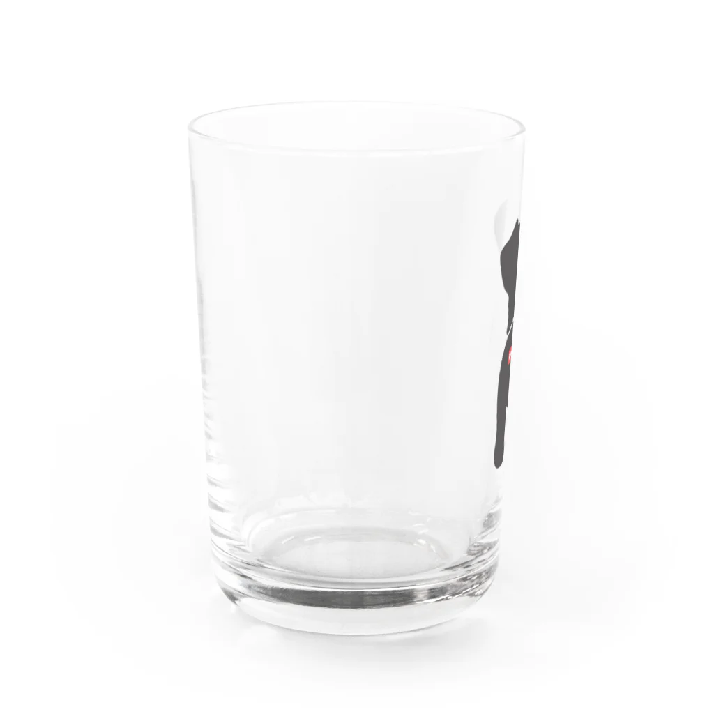 BarkingBeatsのPawreo🐾 ブラックコレクション Water Glass :left