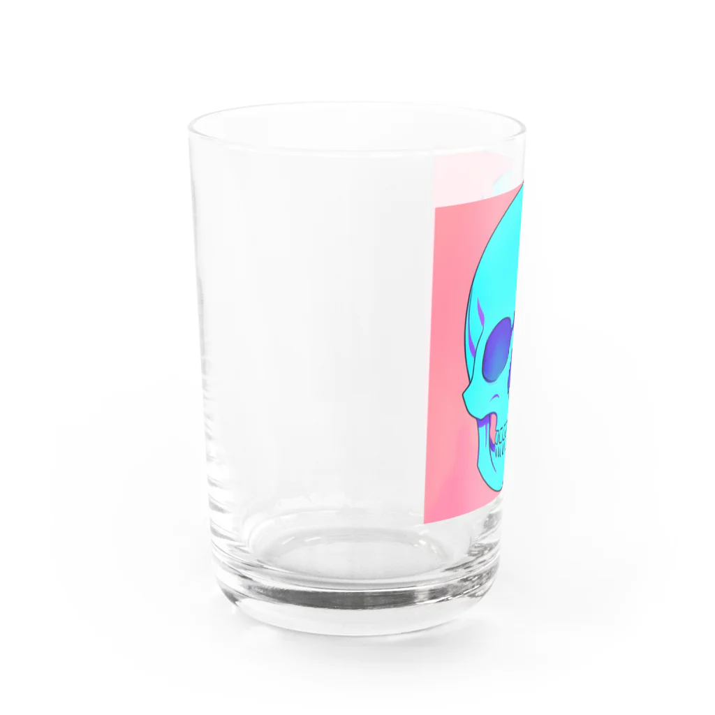 砂クジラの蒼髑髏 Water Glass :left