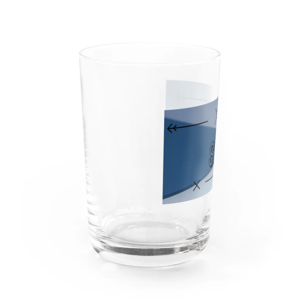 STIショップ店ようこその自分決めたチーム名前 Water Glass :left