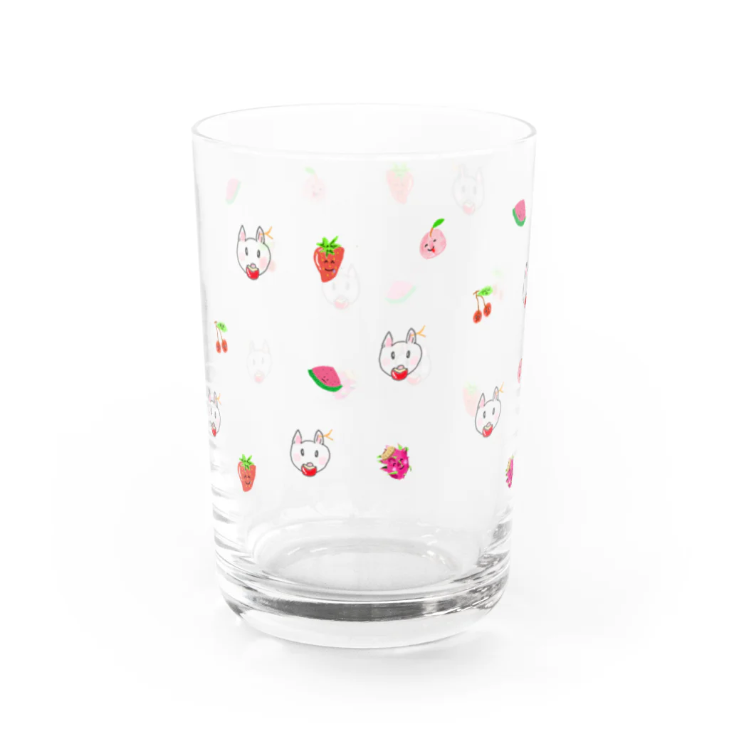 てんてんてんのかわる君グラス Water Glass :left