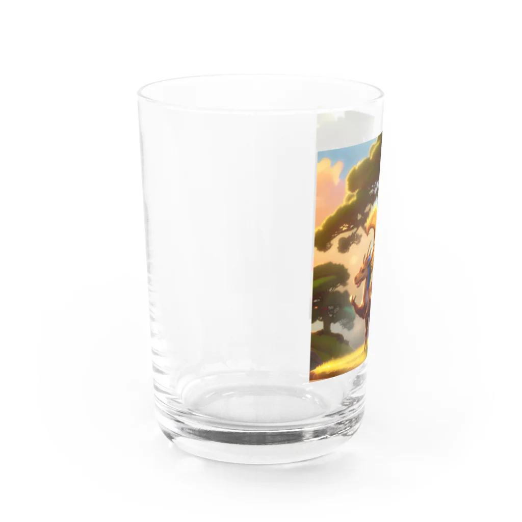 Wakuryuの八恩森の守り龍騎士団 Water Glass :left