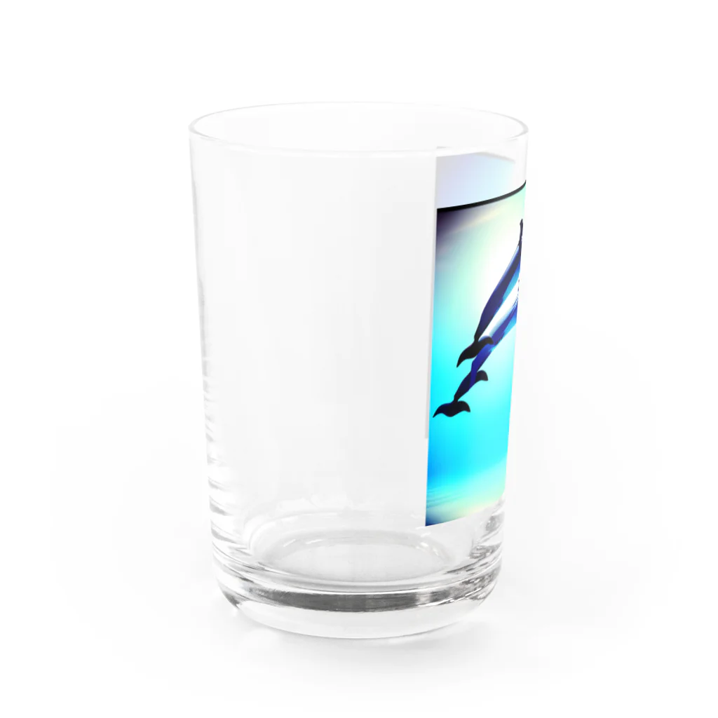 miotaのイルカのグッズ Water Glass :left
