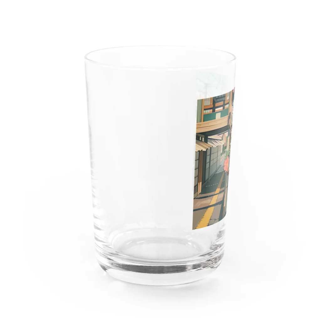 PAPAMONのいち神 Water Glass :left