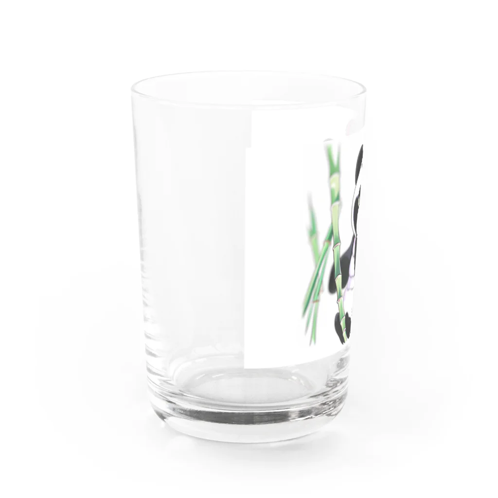 KaSumi's shopのかぐやパンダ姫 Water Glass :left