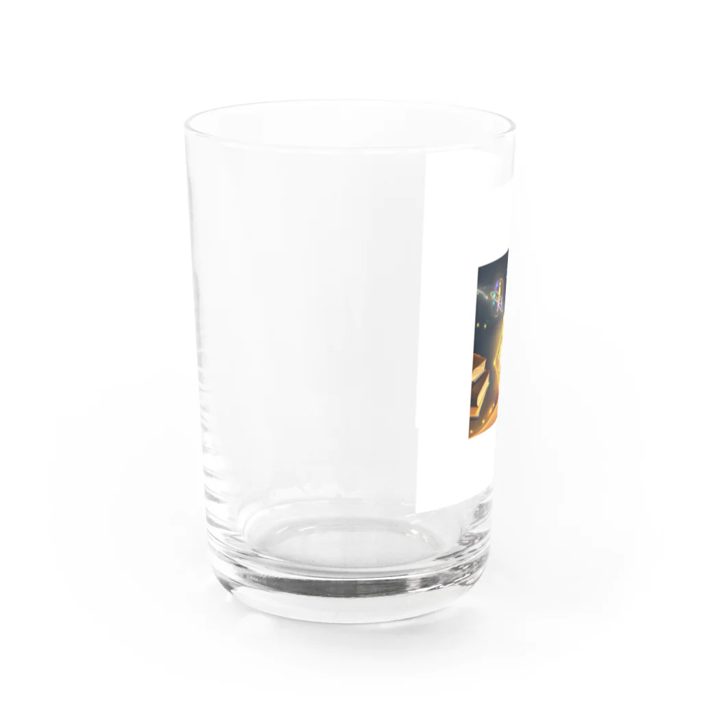 PSOの幸運周波数デザイングッズ Water Glass :left