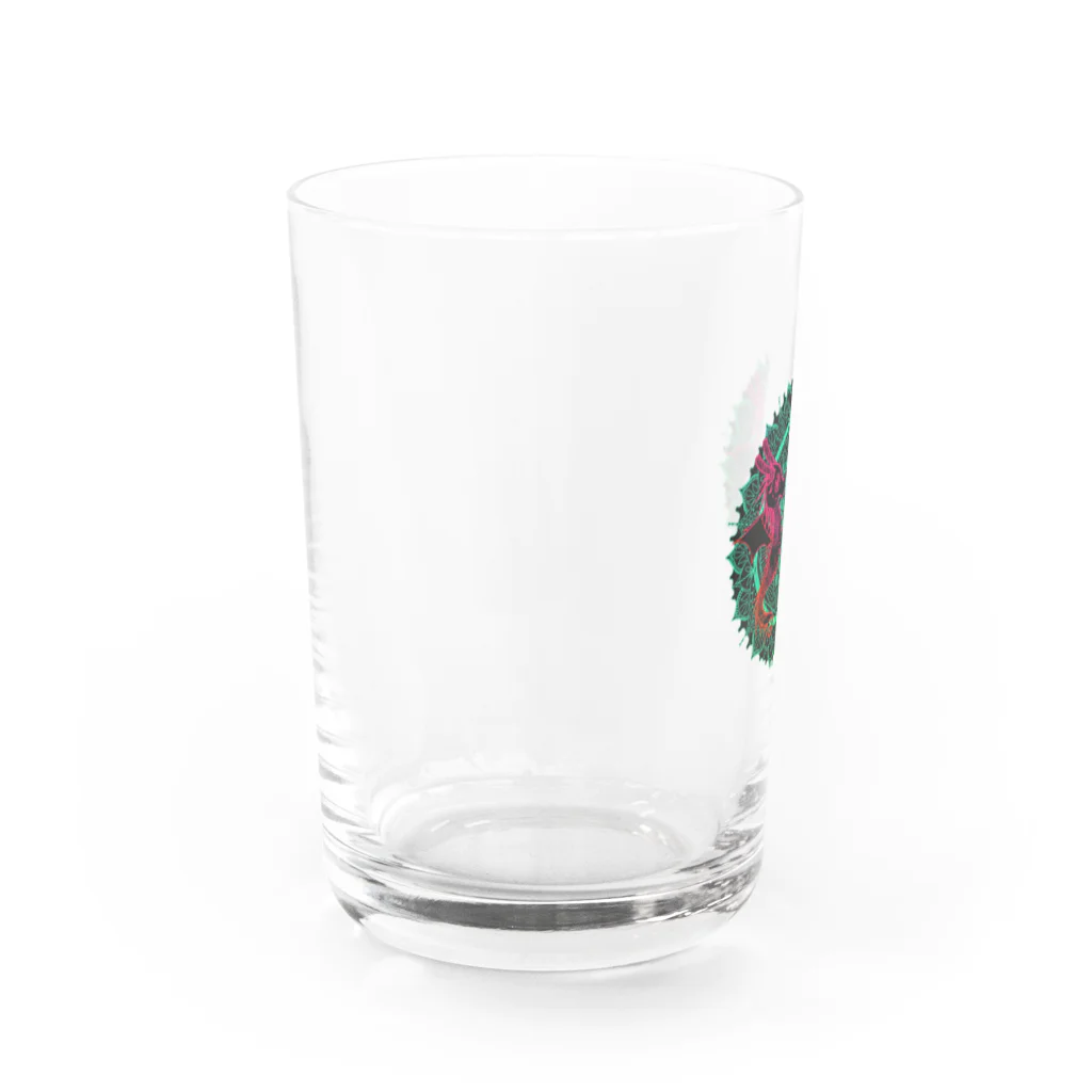 ﾈﾓﾌｨﾗのタツノオトシゴ 曼荼羅 Water Glass :left