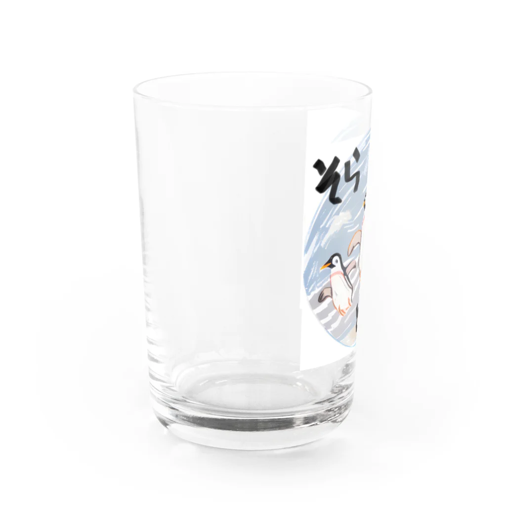 ゲレゲレの空飛ぶペンギン Water Glass :left