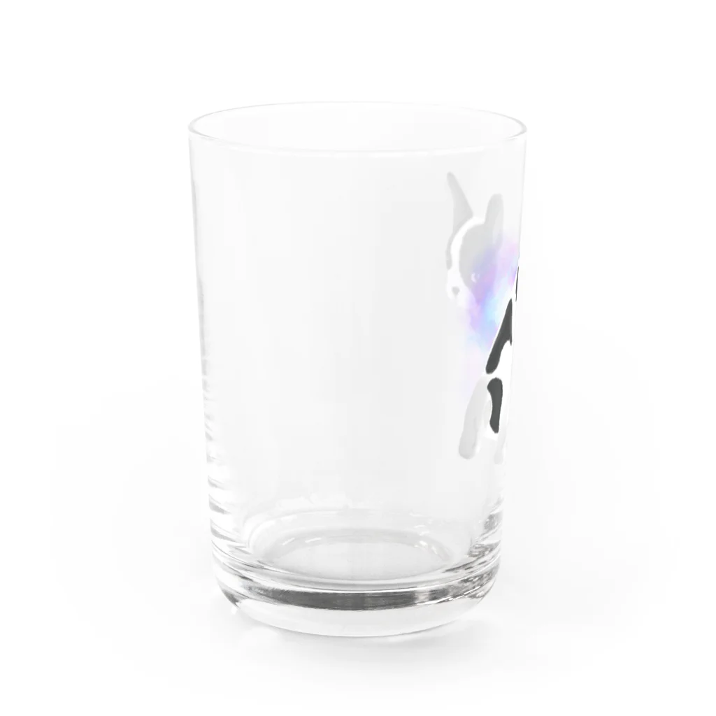 ポンコツけるるの気まぐれ屋さんのフレンチブルドッグ Water Glass :left