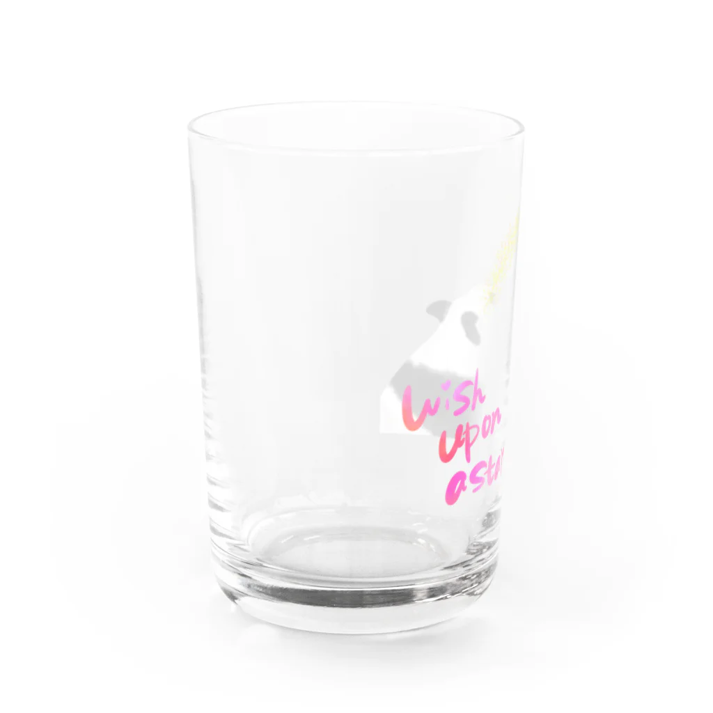 ポンコツけるるの気まぐれ屋さんの星に願いを〜パンダ Water Glass :left