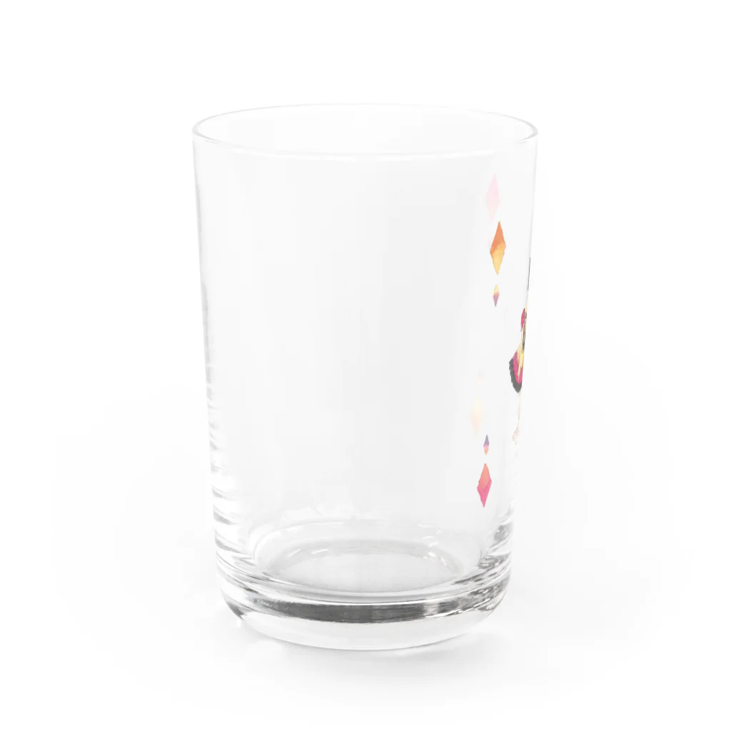 IROnoMADOのピエロちゃん Water Glass :left