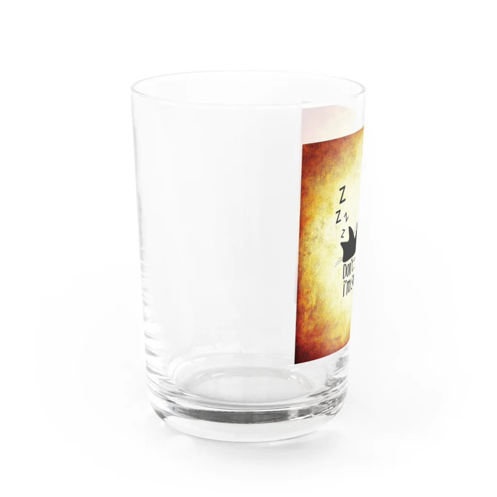 mumusのねこのイラストグッズ Water Glass :left