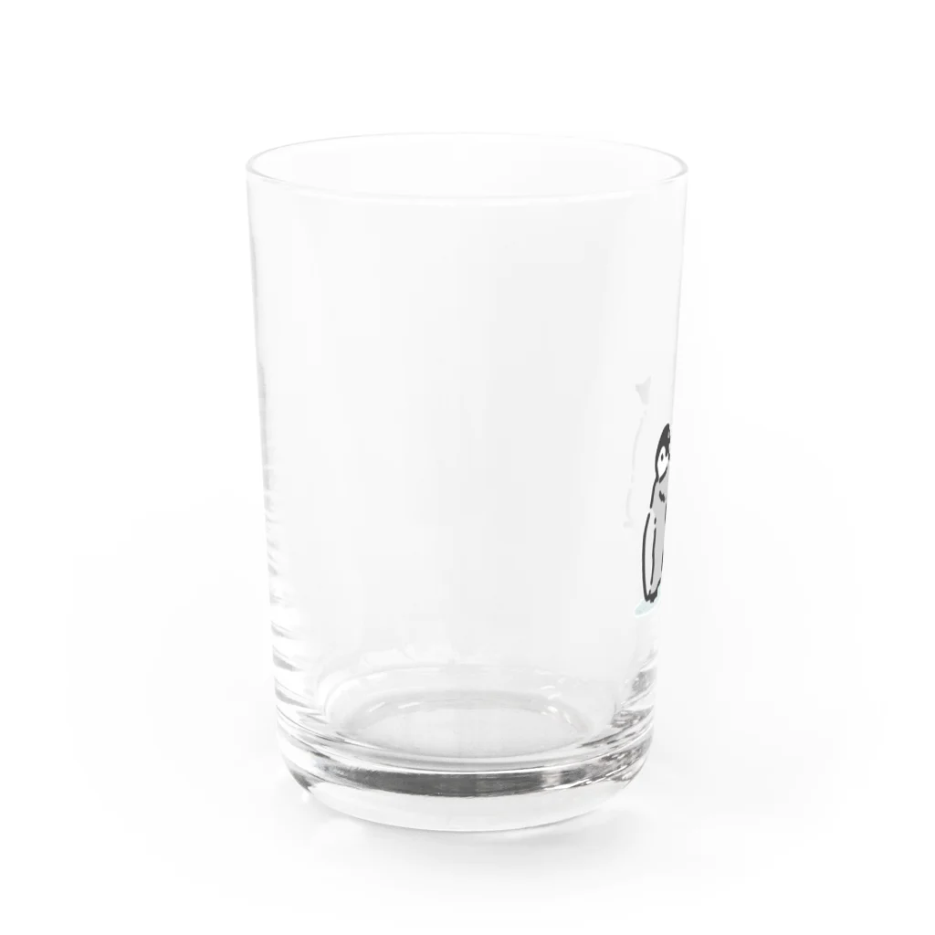 yuriのペンギンの赤ちゃん Water Glass :left