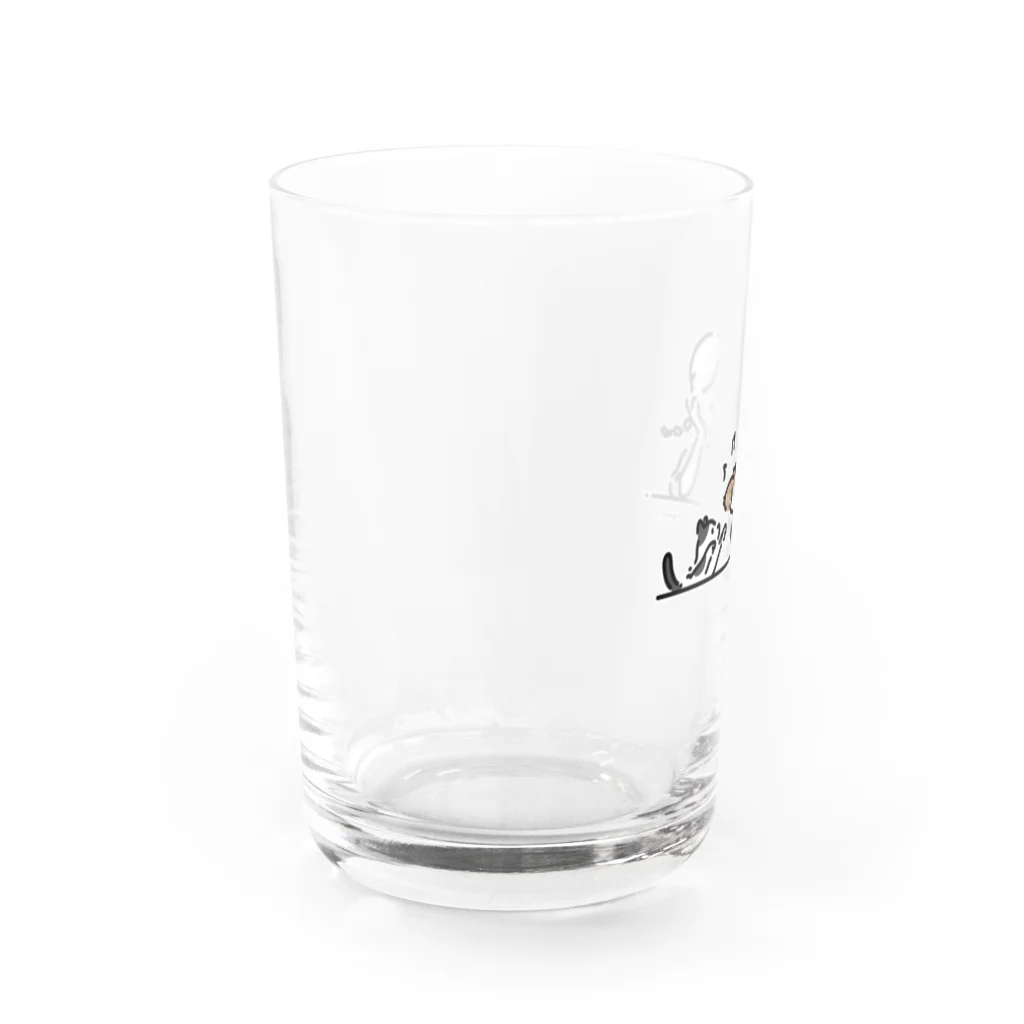 yuriのたい焼きのおもちゃ×猫 Water Glass :left
