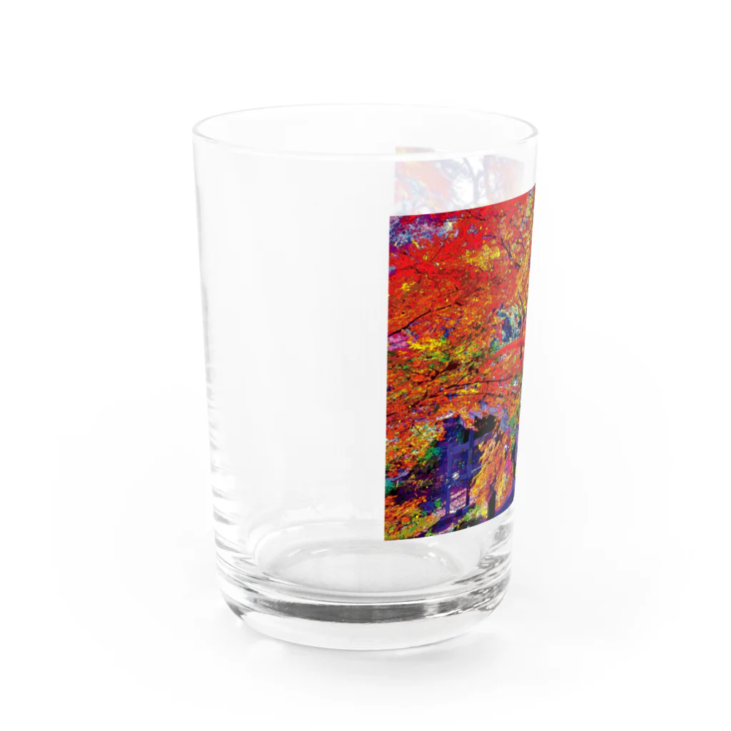 GALLERY misutawoの伊香保 河鹿橋の紅葉 Water Glass :left