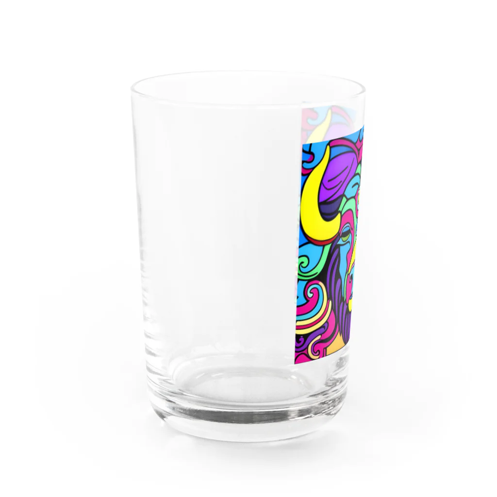 inoki113のバッファローマン Water Glass :left