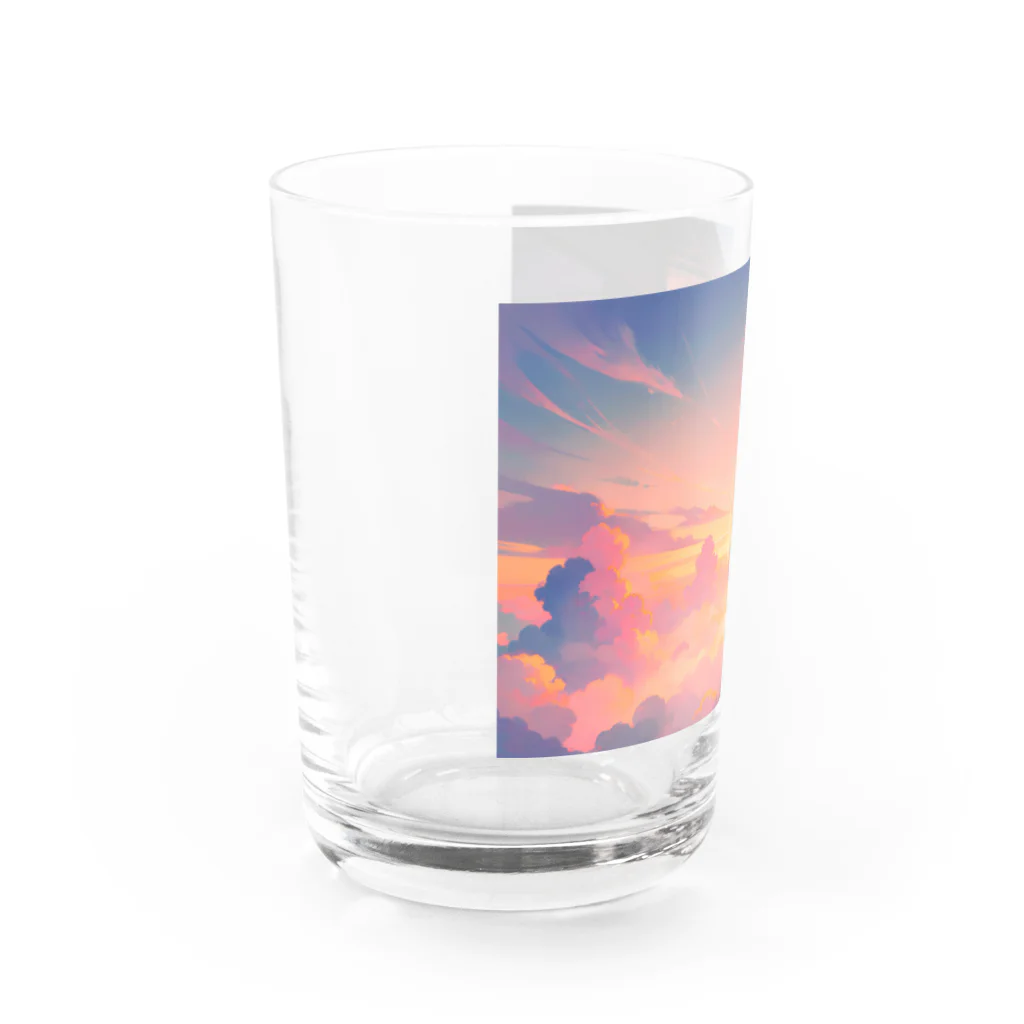 卯月なのかのTwilight Journey　〜黄昏に染まる世界の旅〜　No.2「第4の大洋」 Water Glass :left